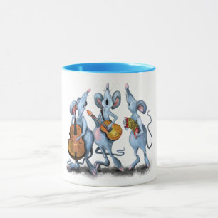 Caneca Banda Romântica Engraçada - Desenho Animal de Ca
