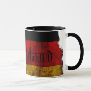 Caneca Bandeira alemã - Vintage…