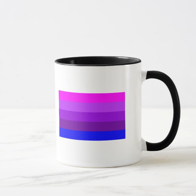 Caneca Bandeira Alternativa do Orgulho Transgênero (Direita)