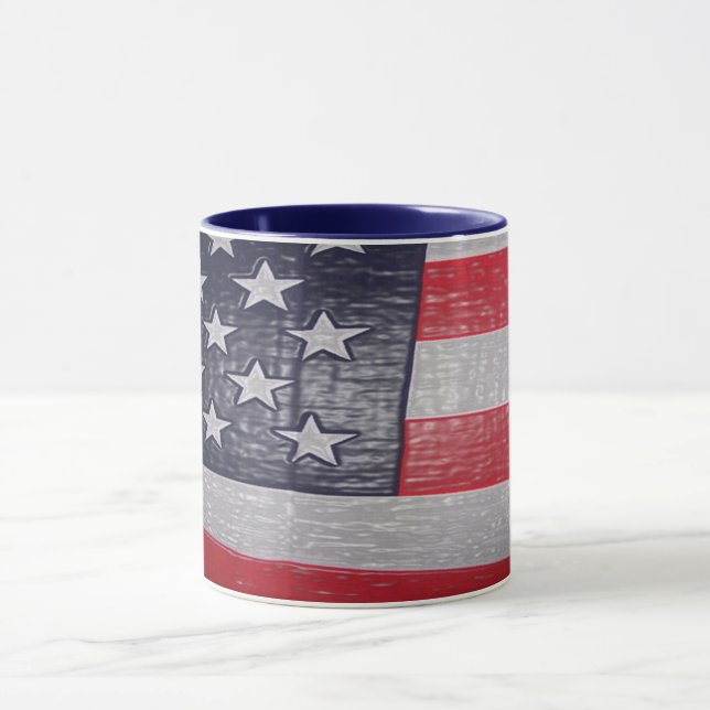 Caneca Bandeira Americana (Centro)