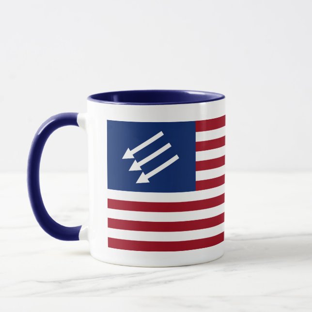 Caneca Bandeira Americana Anti-Fascista (Esquerda)