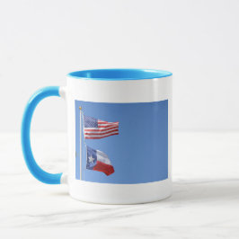 Caneca Bandeira Americana Bandeiras Texas Estrelas Listra