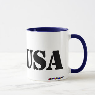 Caneca Bandeira Americana - EUA - angustiado