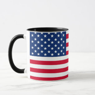 Caneca Bandeira Cafã Mug dos EUA