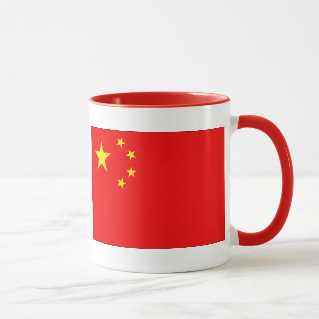 Caneca Bandeira Chinesa (Direita)