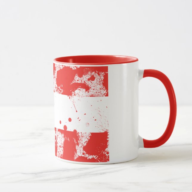 Caneca Bandeira da Áustria (Direita)