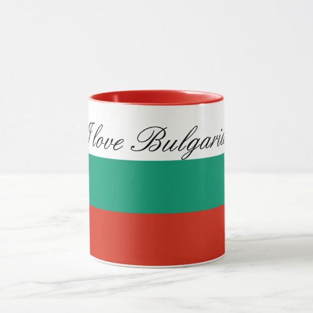 Caneca Bandeira da Bulgária ou da Bulgária (Centro)