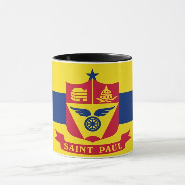 Caneca bandeira da cidade de Paul Santo (Centro)