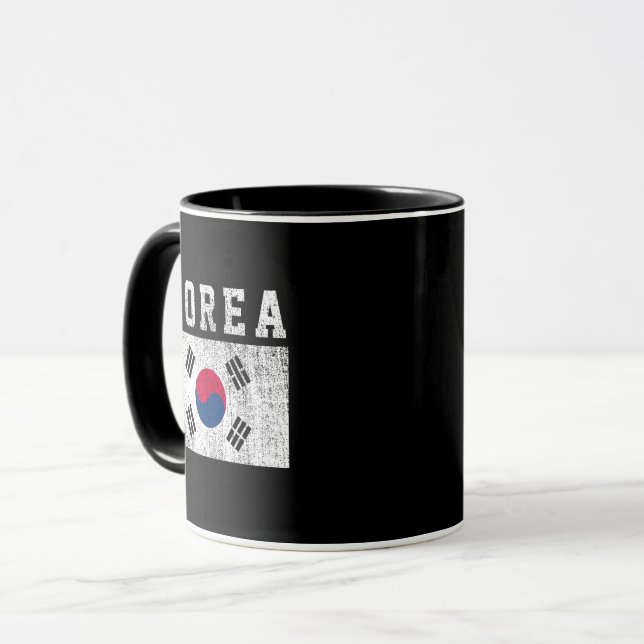Caneca Bandeira da Coreia (Frente Esquerda)