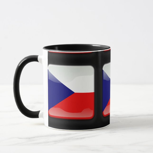 Caneca Bandeira da República Tcheca (Esquerda)