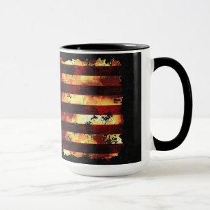 Caneca Bandeira da União, Guerra Civil, Estrelas e Strips
