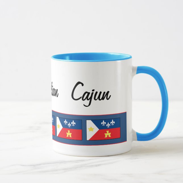 Caneca Bandeira de Acadiana Cajun (Direita)