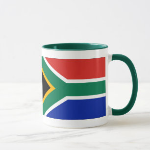 Caneca Bandeira de África do Sul