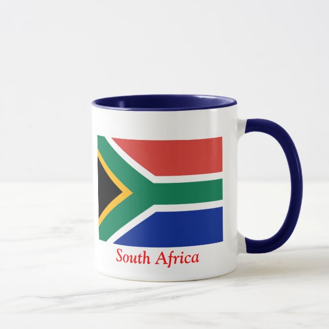 Caneca Bandeira de África do Sul (Direita)