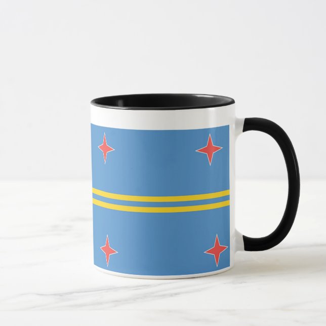 Caneca Bandeira de Aruba Mug (Direita)
