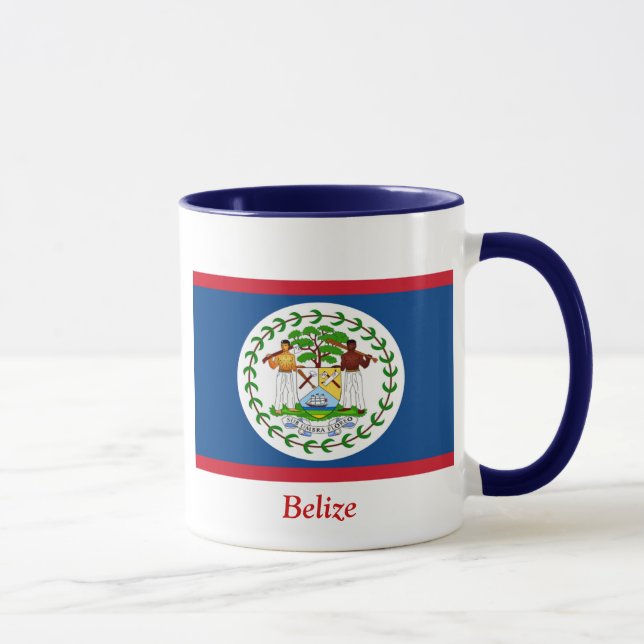 Caneca Bandeira de Belize (Direita)