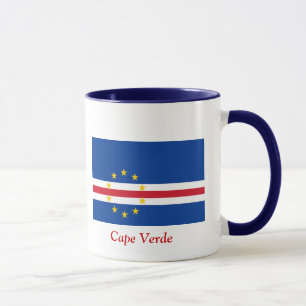 Caneca Bandeira de Cabo Verde