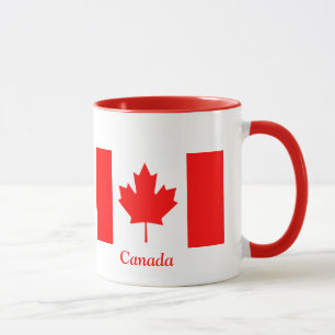 Caneca Bandeira de Canadá