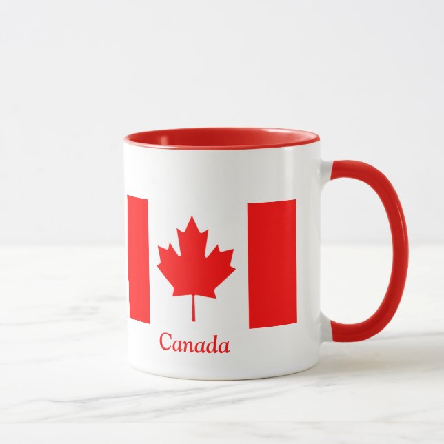 Caneca Bandeira de Canadá (Direita)
