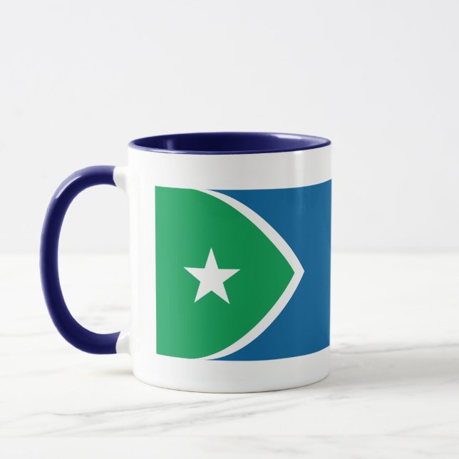 Caneca Bandeira de Cedar Rapids, Iowa (Esquerda)