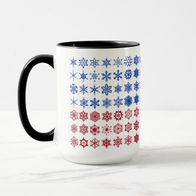 Caneca Bandeira de Colagem de Floco de Neve do 250º Anive (Esquerda)
