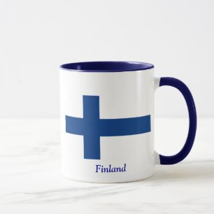 Caneca Bandeira de Finlandia