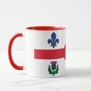 Caneca Bandeira de Montreal, Quebec