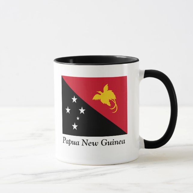 Caneca Bandeira de Papuá-Nova Guiné (Direita)