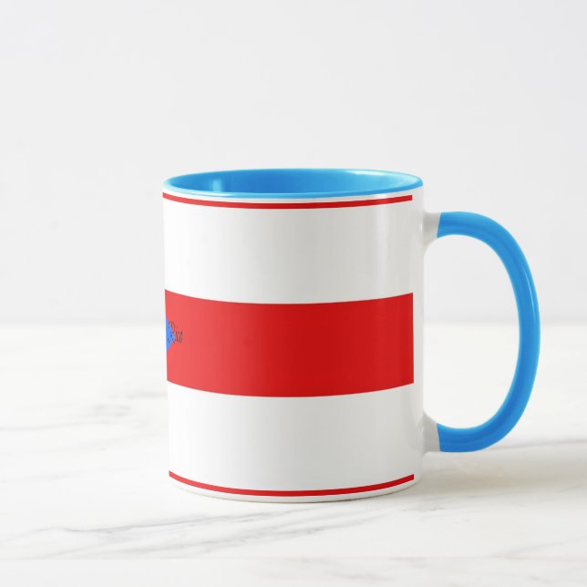 Caneca Bandeira de Porto Rico (Direita)