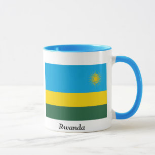 Caneca Bandeira de Rwanda