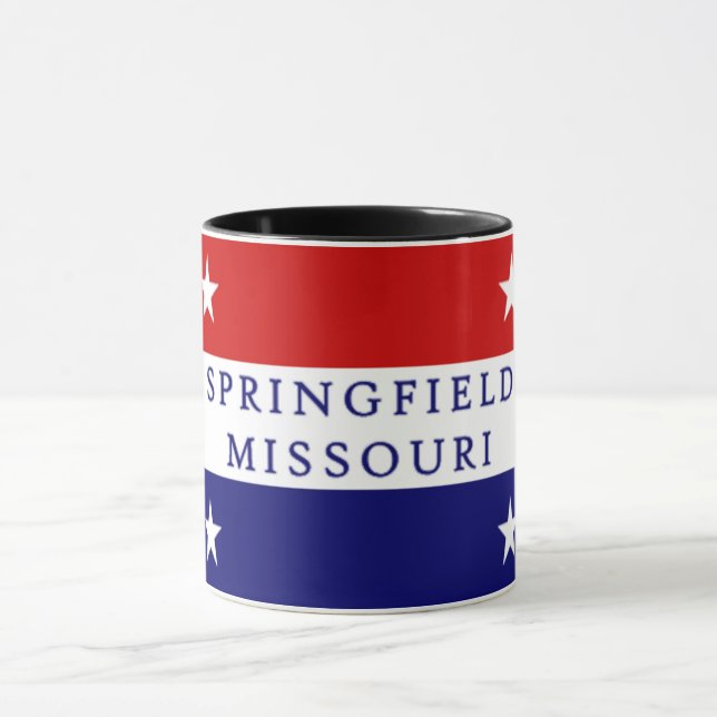 Caneca Bandeira de Springfield (Missouri) (Centro)