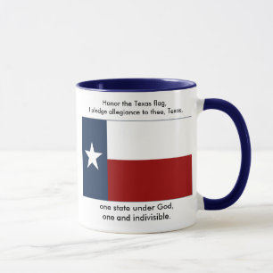 Caneca Bandeira de Texas - garantia de Texas