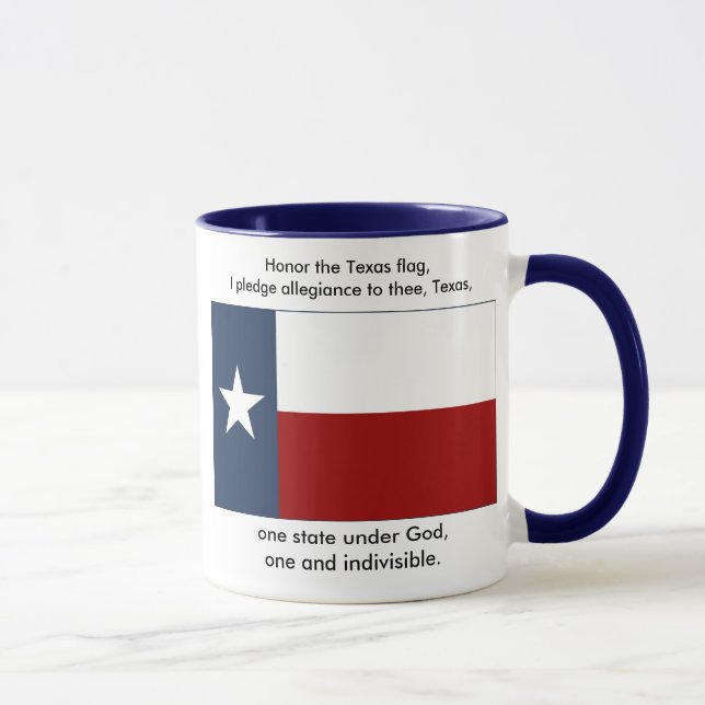 Caneca Bandeira de Texas - garantia de Texas (Direita)