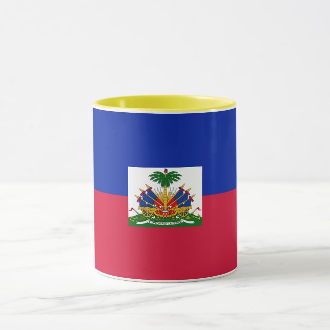 Caneca Bandeira do Haiti (Centro)