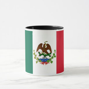 Caneca Bandeira do México Bandeira da República: 1824-183