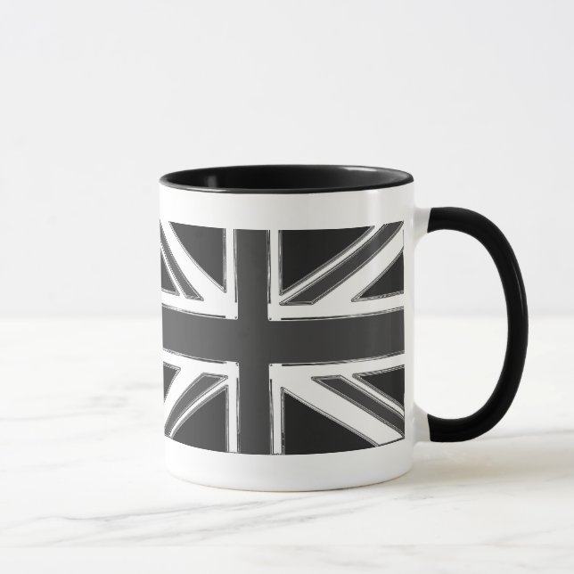 Caneca bandeira do Reino Unido - Cromo (Direita)