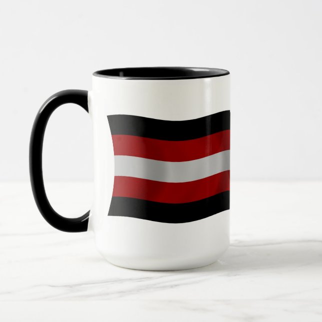 Caneca Bandeira do Satanismo (Esquerda)