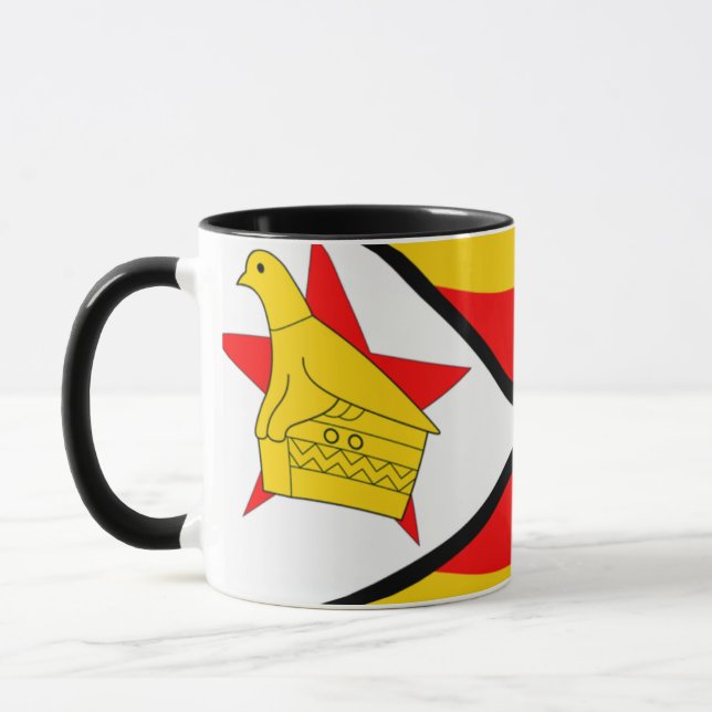 Caneca Bandeira do Zimbabué (Esquerda)