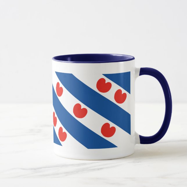Caneca Bandeira frísica Friesland Holland (Direita)