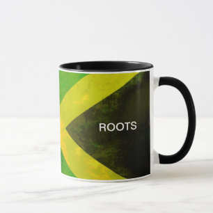Caneca bandeira jamaica - raízes reggae