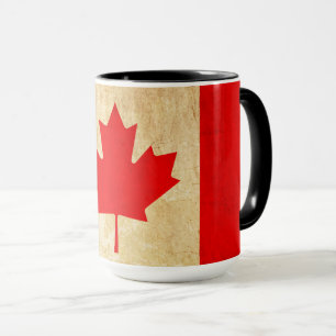 Caneca Bandeira Nacional Patriótica Original do CANADÁ