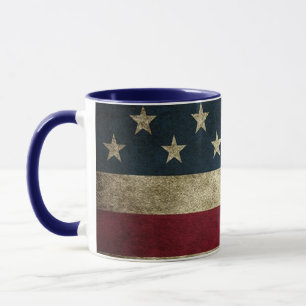 Caneca Bandeira Patriótica Russa Mug Americana