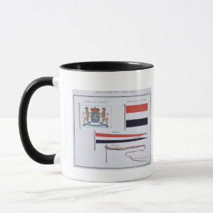 Caneca Bandeiras do reino dos Países Baixos, da