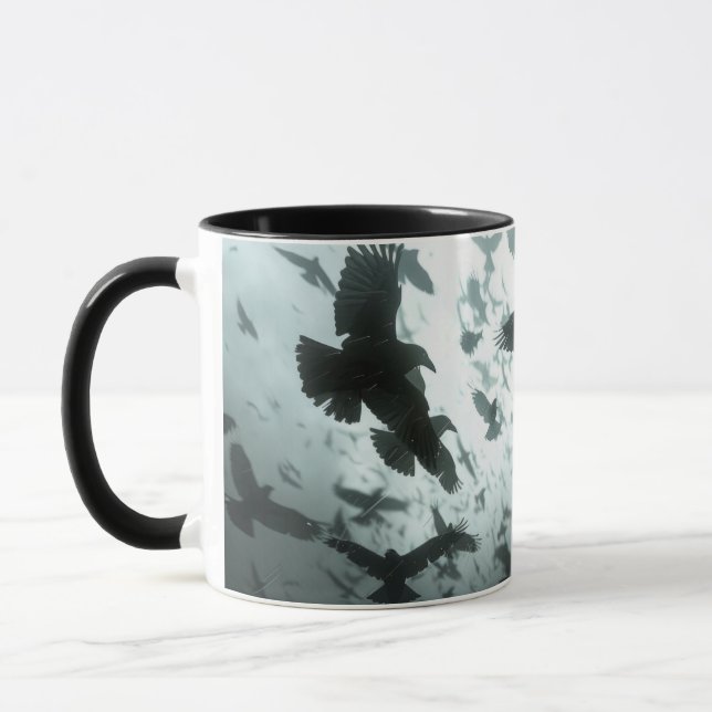 Caneca Bando de Corvos, Ravens Coffee Mug (Esquerda)