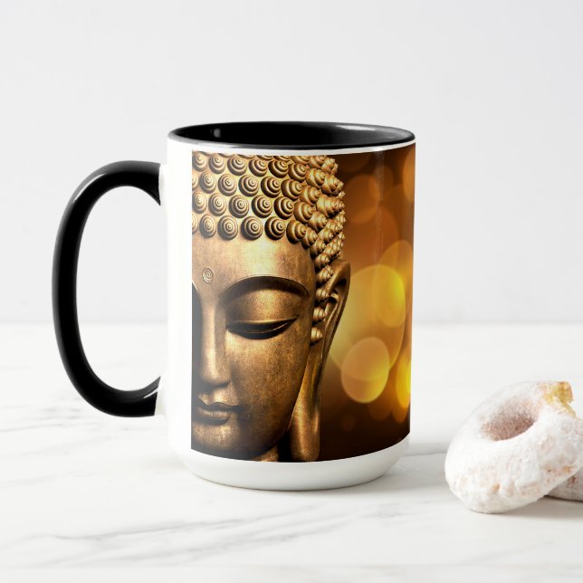 Caneca Bangkok, Tailândia | Buda de Ouro (Com Donut)