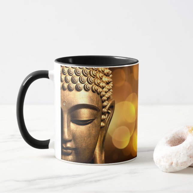 Caneca Bangkok, Tailândia| Buda Dourado (Com Donut)