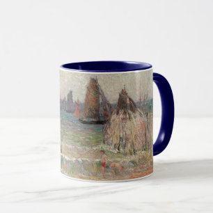 Caneca Banho em Dieppe de Paul Gauguin, Arte Fino Antigo