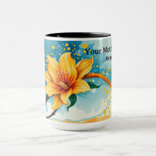 Caneca Banksia Bumerangue Praia Caça Pólen Pastel Praia