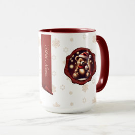 Caneca Banner Personalizado de Banner da Bola de Ursinho