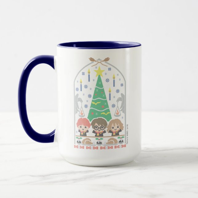 Caneca Banquete de Natal HOGWARTS™ Cross-Stitch (Esquerda)